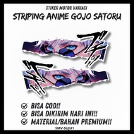 Gojo Satoru Striping Sticker Jujutsu Kaisen Anime Sticker Universal Right Kiri