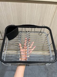 Homeless Umbra 伸縮 瀝水架 晾碗碟架 Sinkin multi use dish rack, charcoal