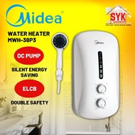 SYK Midea Water Heater DC Pump MWH-38P3 Shower Water Heater Media Water Heater Mandi Air Panas Showe