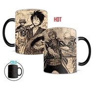 One Piece Luffy One Piece One Piece Ceramic Coffee Mug Thermochromic Cup Water Luffy