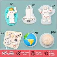 Astronaut silicone mold for making 3D and 4D jelly cakes