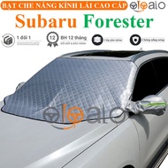 Rearview mirror sunshade for Subaru Forester with aluminum-coated umbrella - OTOALO