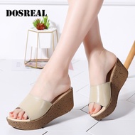 DOSREAL Wedges Sandals For Women Summer Bohemian Style Beach Slippers Big Size 34-41 High Heel Lady