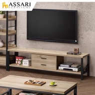 [特價]ASSARI-佐久間日式7尺電視櫃(寬210x深41x高53cm)