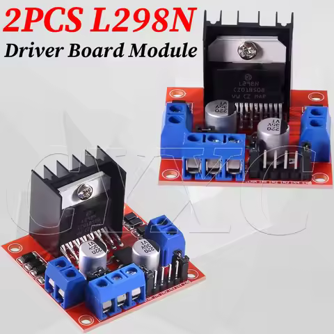 L298N DC Motor Driver Module L298N Stepper Motor Smart Car Robot Breadboard Peltier High Power L298 