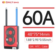 （COD）DALY  BMS LiFePo4Daly 3.2V LiFePo4 8S 24V 20A 60A 100A  กันน้ำ BMS สำหรับแบตเตอรี่ลิเธียม18650 