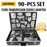 AUTOOL 90PCS Transmission Fluid Service Adapter Kit ATF Connector Set for Automatic Gearbox Oil Chan