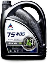น้ำมันเกียร์ กึ่งสังเคราะห์ GL-4 PACTS GEAR OIL 75W-85 Semi Synthetic GL-4 ขนาด 5 ลิตร