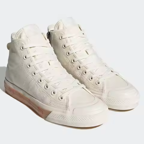 Adidas genuine clover NIZZA men's and women's high top casual canvas shoes FY5188