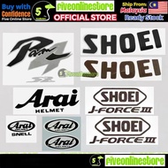 Sticker Visor Shoei & Ram4 Ram3 Stiker Visor Waterproof Shoei CJ1 J-Force JF3 AR Ram 3 4 Sticker Hel