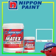 NIPPON PAINT 5L BGG 1588 T PERSIAN BLUE Interior Smooth Sheen / Matt Finish Paint Cat Dinding Dalam 