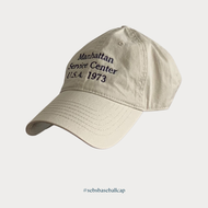 Sebs. | 002 MANHATTAN SERVICE CENTER U.S.A 1973 (BEIGE) | BASEBALL CAP
