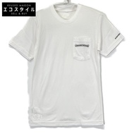 Chrome Hearts 白色捲軸標籤 T 卹，小號