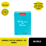 KORDELS VIT K2 120MCG + D3 1000IU 60S