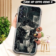 NEWEST OPPO RENO 4 Case Motif [colab] Latest OPPO RENO 4 Case Softcase Clear Protected Camera Softca