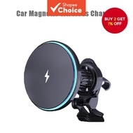 15W Magnetic Car Wireless Charger for iPhone MagSafe