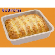 8 in non stick square cake tin cake pan