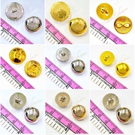 BJ1001 (10~28mm) Butang Gold Silver Buttons @ 21 pilihan