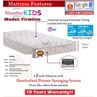 Slumberland, FirmLine, 7" Back support  Spring  Mattress for children &amp; Young Adults 10 years warranty