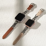 Apple watch - 真皮拼接單鏈蘋果錶帶