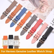 Genuine Leather Watch Strap Of The Watchband For Hermes 14/16/18/20mm Fashionable Comfortable Soft c