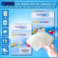 ID Size Laminating Film Yasen 80x110mm 70x100mm 65x95mm 100 Sheets Laminate Film Laminating Film