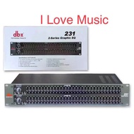 ☸﹊✓DBX 231-SUB Equalizer  31 Band with SUB OUT 2-series Graphic EQ (black)/ Tested before ship out
