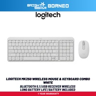 LOGITECH MK250 Wireless Mouse & Keyboard Combo - Black / White