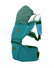 [AIEBAO] A6626 - 360 Baby Carrier Backpack Hiking -  Baby Wrap Carrier with Hip Seat Pockets for Dol