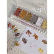 Set of nail decoration glitter, thick emulsion, peacock emulsion, iridescent emulsion