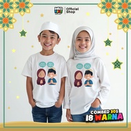HLO KIDZ MUSLIM BOYS & GIRLS T-SHIRT GIFTSET EID GIFT ASSALAMUALAIKUM MOTIF 2