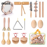 High Quality (Fulfill by Shopee) 11pcs Children Hand Percussion Instruments Kit Portable Kids Music 