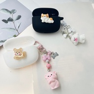 cartoon dog Cover For EarFun Air 2NC /Air Mini 2 /Clip Case with keychian Silicone earphones case Fo
