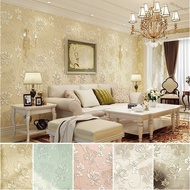 i8h4yxay32 10M 3D Flower Pattern Wallpaper for Bedroom Living Room Decor