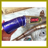 ❖ ✌ ☌    DAENG SAI4 OPEN PIPE WITH SILENCER FOR XRM 125,WAVE 125 ,RS 125