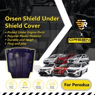 Orsen Shield Engine Under Cover Protection Skid Plate New Alza 2022 Myvi Axia Ativa Bezza Car Safety