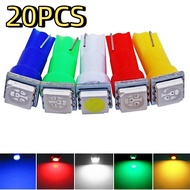 2pcs T5 led 17 37 73 74 SMD 5050 Auto LED Lamp Car Dashboard Instrument Light Bulb 12V white blue re