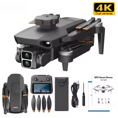 2025 L106-1 GPS Professional Drone With 4K HD Camera Screen Remote 5G WIFI 3KM EIS Obstacle Avoidanc