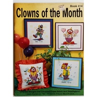 [USED] (A02) Cross Stitch Pattern Chart - Kappie, Clowns of the Month