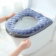 Thickened Toilet Seat Cover Winter Warm Soft Washable Toilet Seat Cover Toilet Lid Cover Bidet Cover Bathroom Accessories