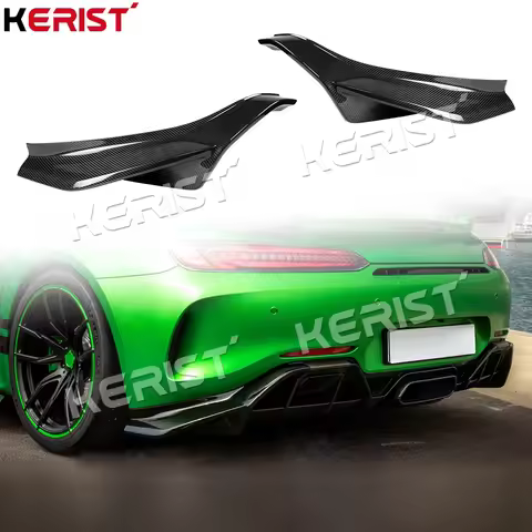 For Mercedes-Benz amg gtr 2016-2022 Carbon Fiber Gurney Flap Lip Carbon Fiber Rear Trunk Spoiler Spl