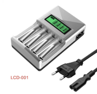 Sony AA/AAA Ni-Mh Rechargeable Batteries With 4 Slots LCD Display Smart Battery Charger UK Plug Power Adapter