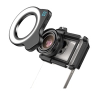 10-20X Zoom Macro Lens HD Micro Camera Lens with LED Light for Smartphones Eyelash Macro