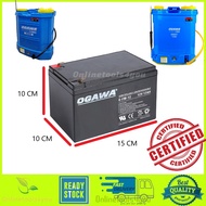 Rechargeable 12V 8Ah  / 12V 12Ah Sealed Lead Acid / Lithium Battery ( BATTERY for battery pump)