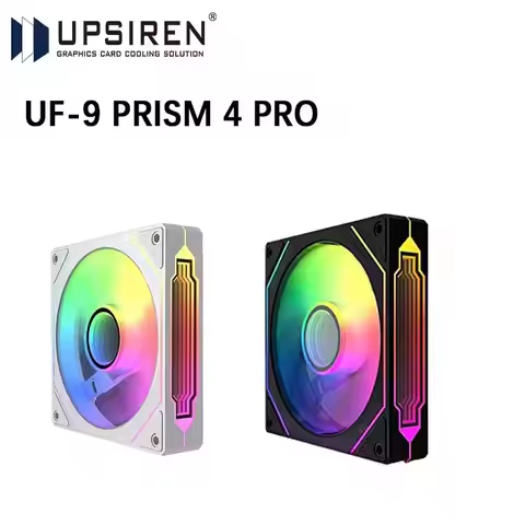 UPSIREN UF-9 PRISM 4 PRO Computer Chassis Fan 92mm ARGB 4 Pin PWM Quiet Cooling Fan 12V Large Air Vo