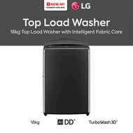LG 18kg Inverter Top Load Washing Machine TV2518SV7K | Intelligent Fabric Care Mesin Basuh 洗衣机