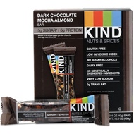 KIND Bar Dark Chocolate Mocha Almond, 12 Count (40g)
