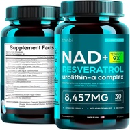 NAD Supplement 8,457 mg Extra Strength Liposomal, Green Tea + Astaxanthin for Women & Men, Resveratr