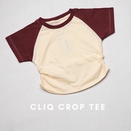 HAEARRA - Cliq Crop Tee for ages 1-14 Years (Children's crop tops, girls' crop tops, children's crop