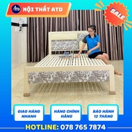 Giường sắt hộp 4x8 1m21m41m61m8 x2m sắt hộp 4x8 chắc chắn[Giao hàng HCM + BD+ĐN+LA]